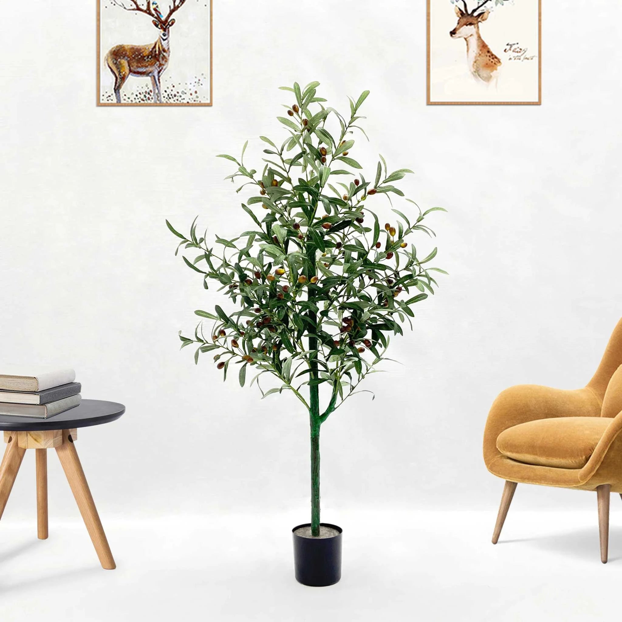 Scot Gifts Artificial Olive Tree Potted Plant