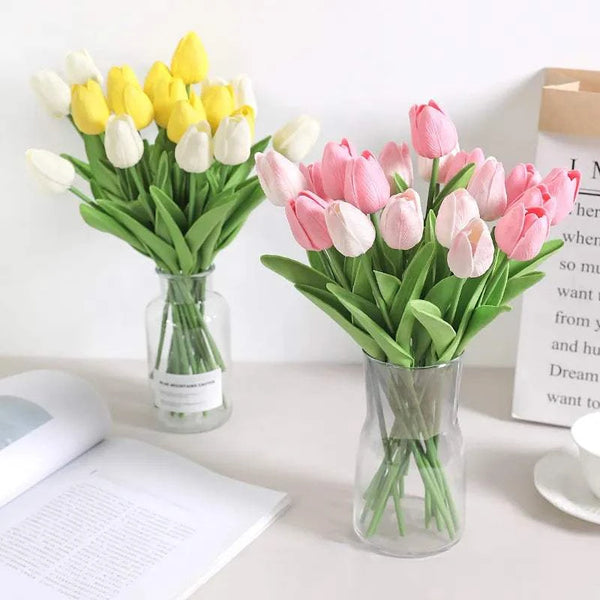 Scot Gifts Elegant Silk Tulip Bouquet for Weddings