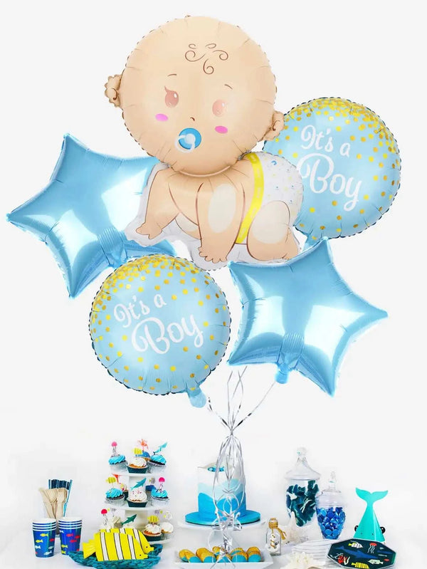 Scot Gifts Gender Reveal Party Balloons Set