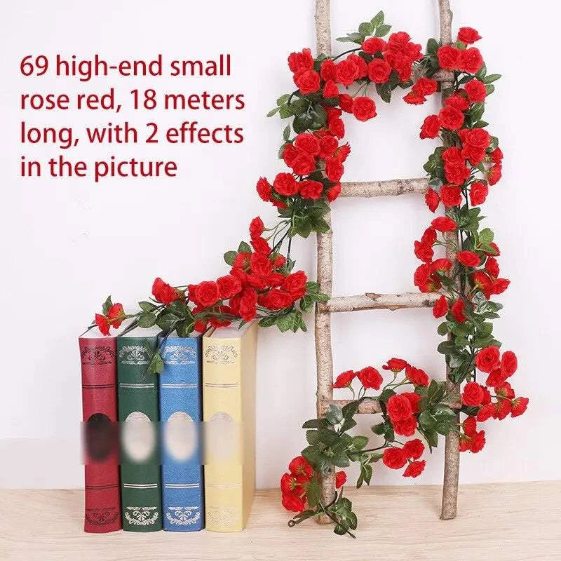 Scot Gifts 8m Rose Artificial Flower Vine