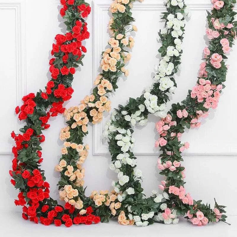 Scot Gifts 8m Rose Artificial Flower Vine