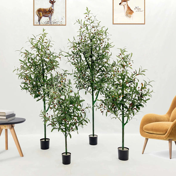 Artificial Olive Tree Potted Plant